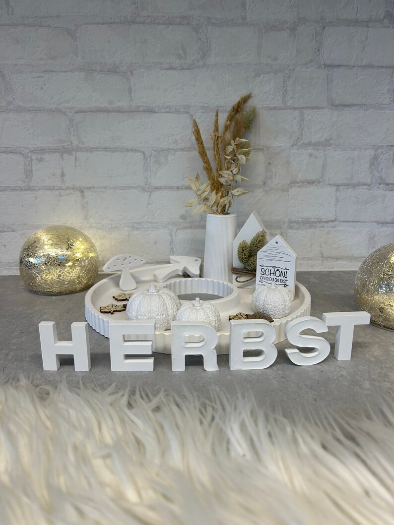 Herbstdeko Wohnzimmer Deko Herbst Keraflott Kürbisse Etsy.de