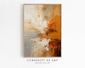 Abstract Minimalist Wall Art for Scandinavian Decor,Wall art for Download,Abstract Painting for Gift Earth tones Beige Wall Decor,1-13.