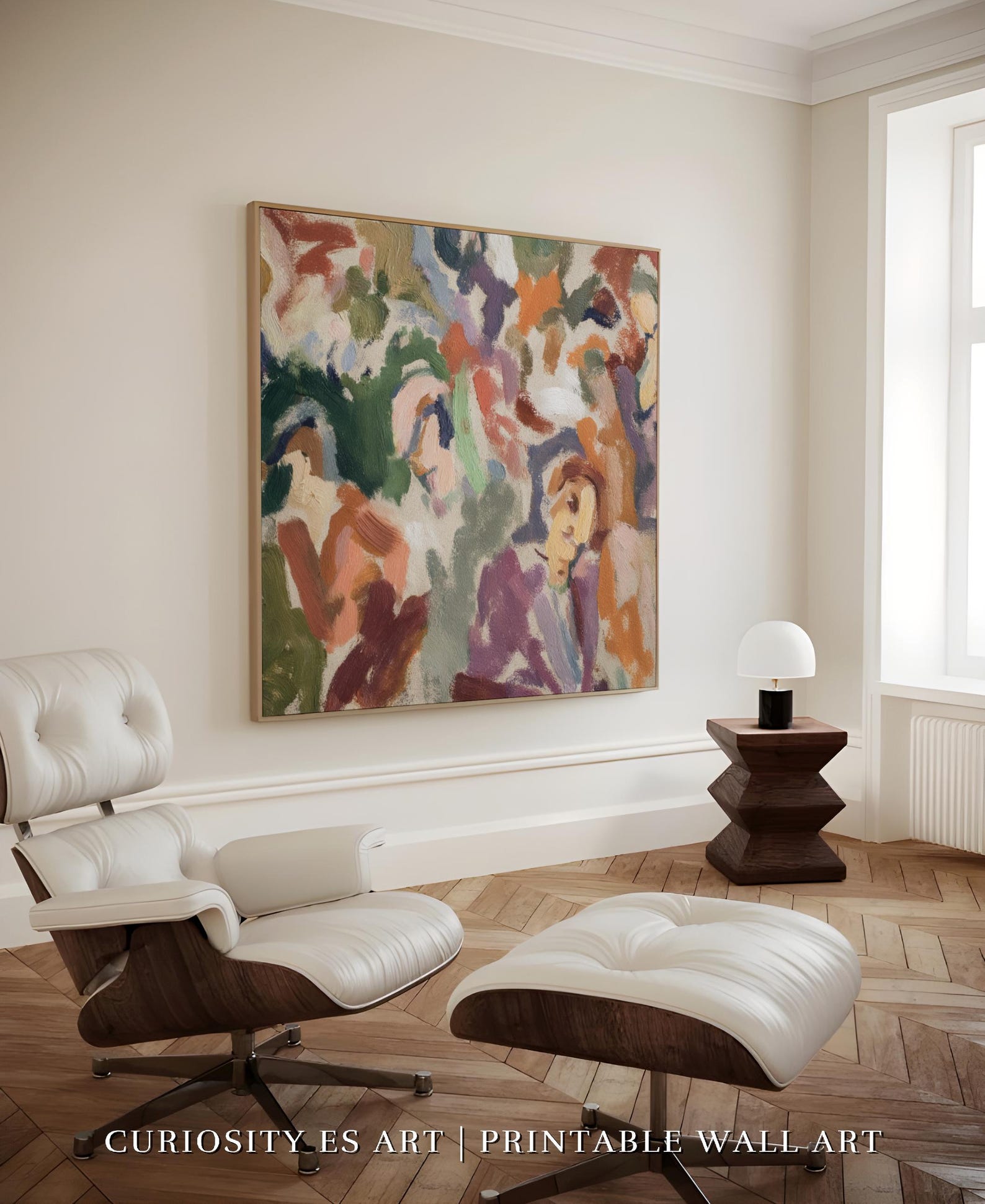 Colorful Abstract Expressionist Printable Art | Modern Wall Decor ...