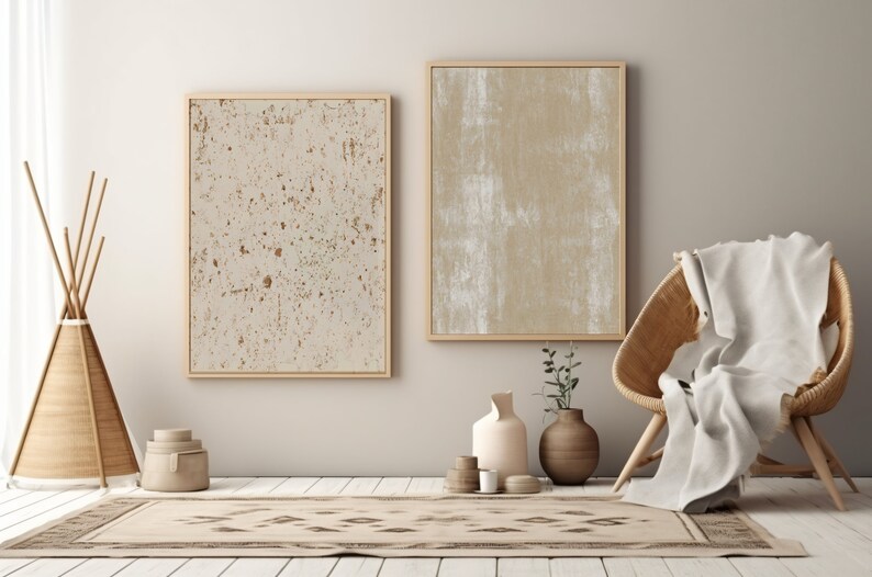 Wabi Sabi Wall Art Set of 2, Printable Art, Wabi Sabi Gallery Wall ...