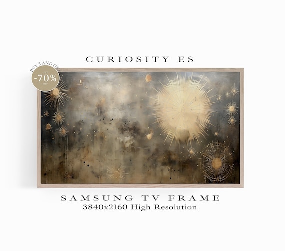New Years Samsung Frame TV Art,New Years Eve Party Decor,Fireworks Art for TV,Farmhouse Oil Painting,New Years Christmas Decor,STF-55.