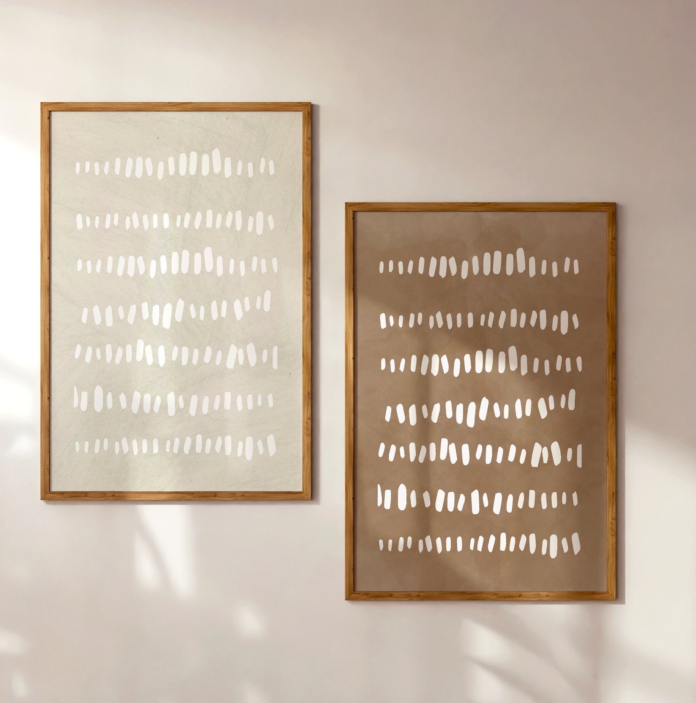 Wabi Sabi Printable Art Set of 2,eclectic Neutral Color Wall Art for ...