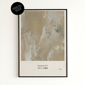 Wabi Sabi Printable Art Set of 2 Eclectic Brown Wall Art for Download ...