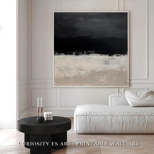 Abstract Minimalist Printable Art,Wall art for Download,Abstract Painting for Gift Beige Black Wall Decor,Nordic Style Poster,Wabi Sabi 1-76