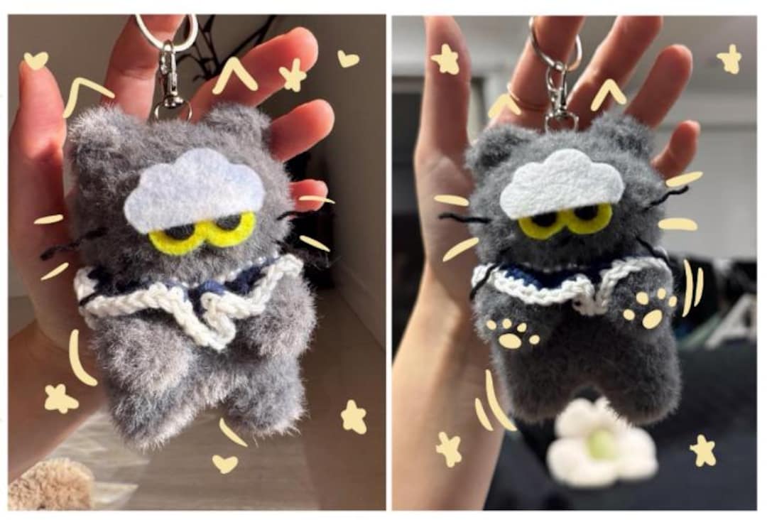 ZOA（zo&friends）G-dragon猫のかぎ針編みパターン - Etsy 日本