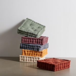 Gold floor pillow sale