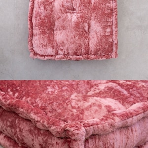 Velvet Floor Cushion Throw Pillow Seat Pad Window Seat Cushion Chair ...