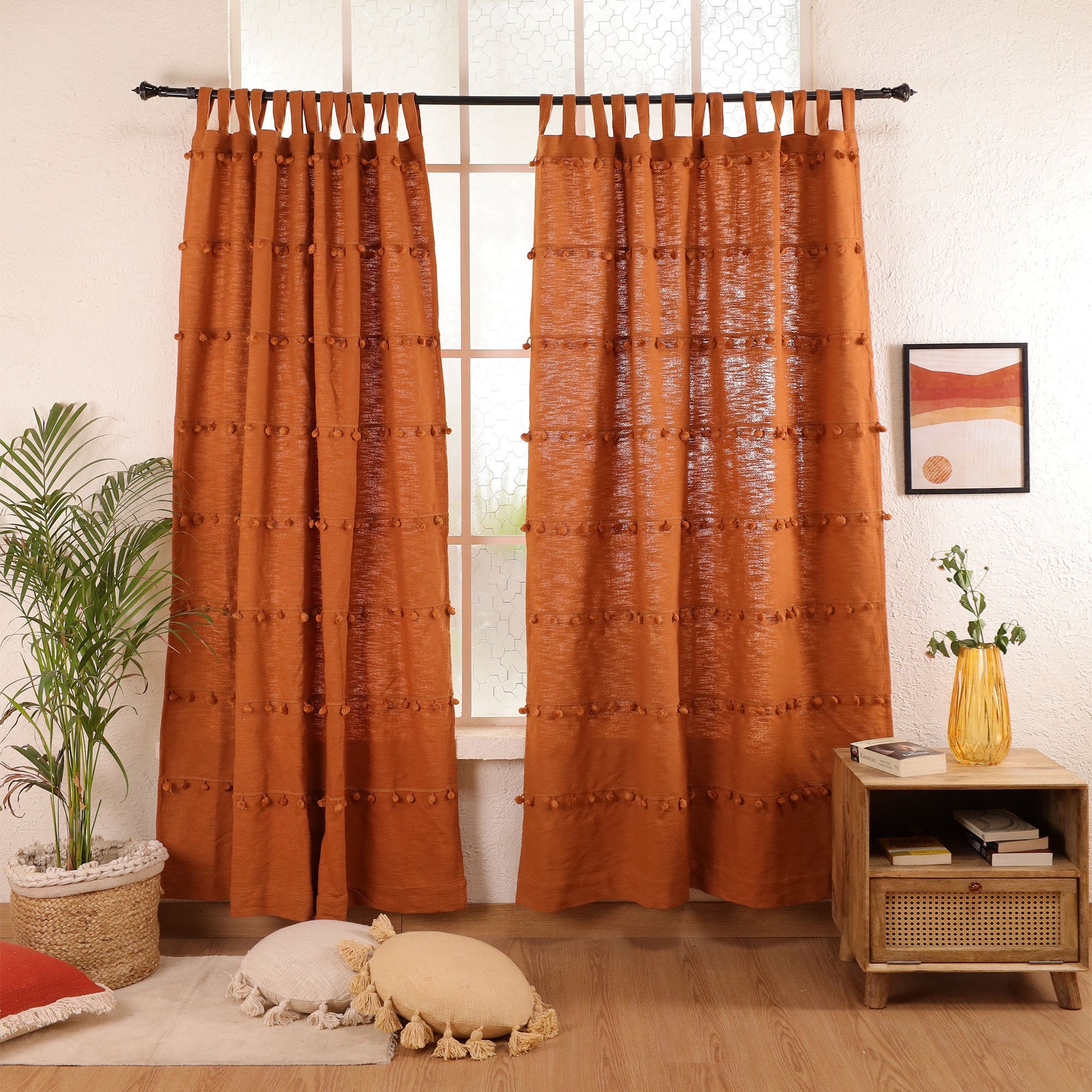 Rideau en macramé grand boho tissé tenture murale rideaux de Rideau en macramé grand boho tissé tenture murale rideaux de