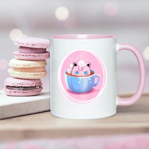 Jigglypuff Inspired Mug, 11oz