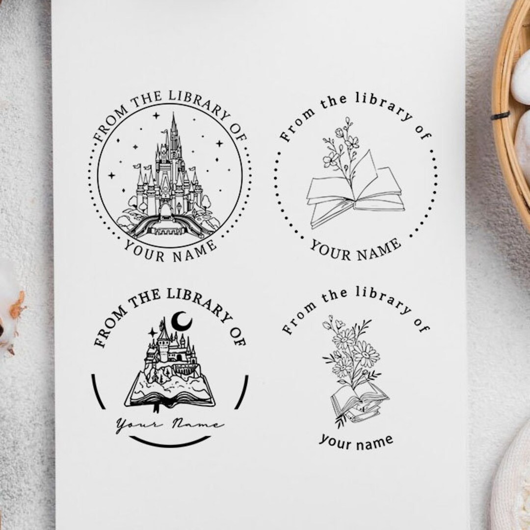 Book Embosser Personalized , From the Library of Stamp , Ex Libris ...