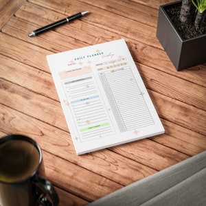7 Tage Tagesplaner, Wochenplaner, Tagesplaner, digitaler Planer, druckbarer Planer, Sofortiger Download, Tagesplaner