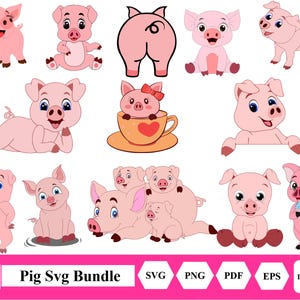 Baby-Schwein-Svg Tier-Svg Niedliches Schwein-Svg Bauernhof-Tier-Svg Schwein-png Baby-Bauernhof-Tier-Svg Süßes Tier-Svg-Dateien Digitaler Download t-shirt design