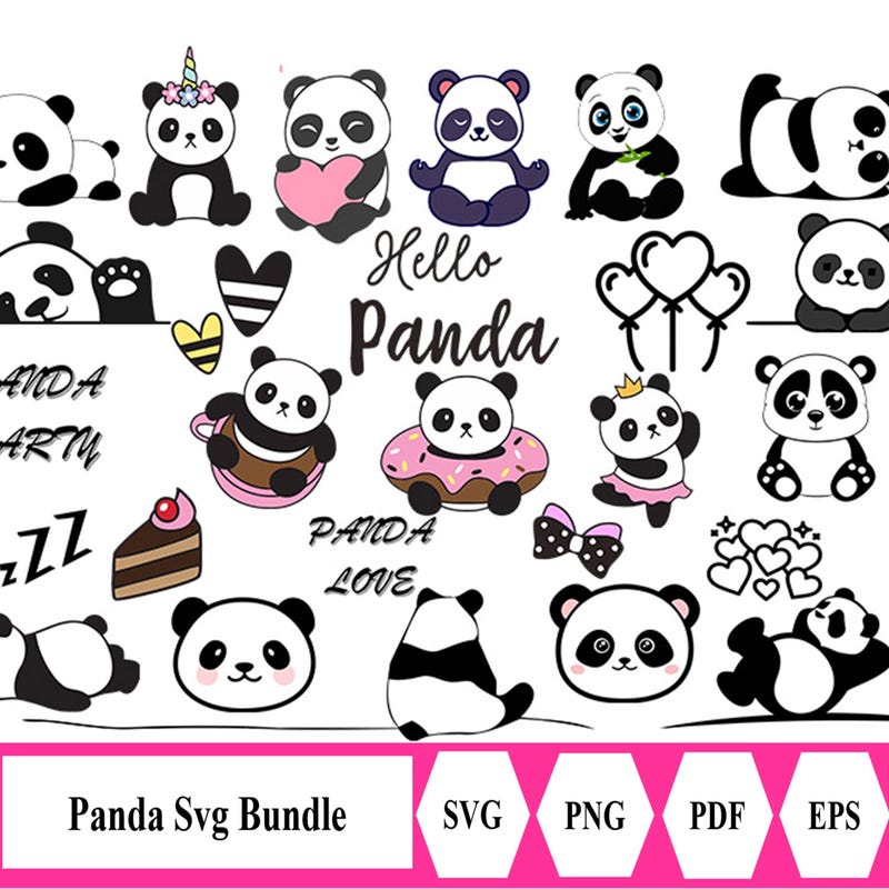 Cute Panda - Etsy