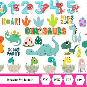 Paquete de dinosaurios SVG, dinosaurio bebé SVG, silueta de dinosaurio, Jurassic Park, niños SVG, lindo dinosaurio SVG, archivo de corte de Jurassic Park, diseño de camiseta