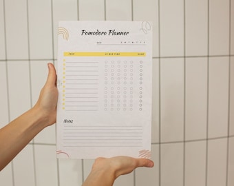Pomodoro Planner - Daily Planner – Digital & Printable Productivity Planner