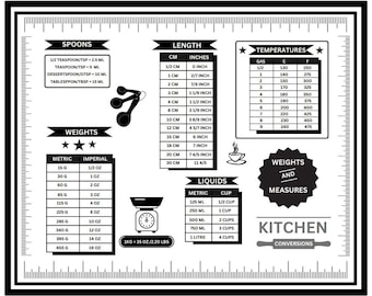 Ultimate Kitchen Cheat Sheet: Your Go-To Digital Print for Kitchen Conversions