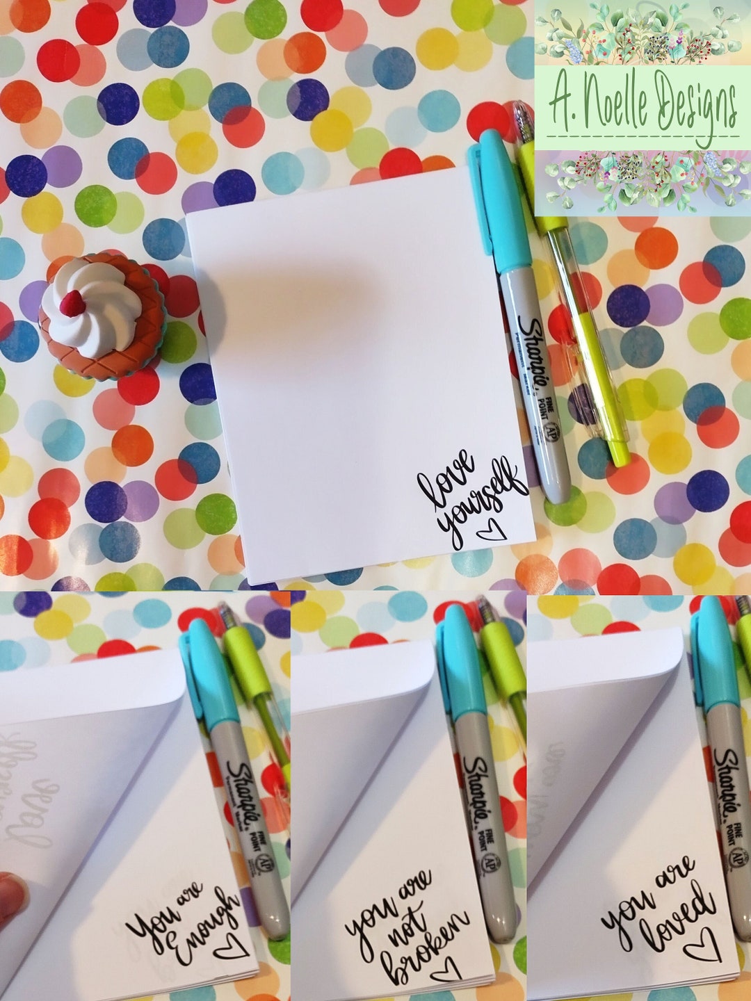 Love Yourself Positive Affirmations Notepad - Etsy