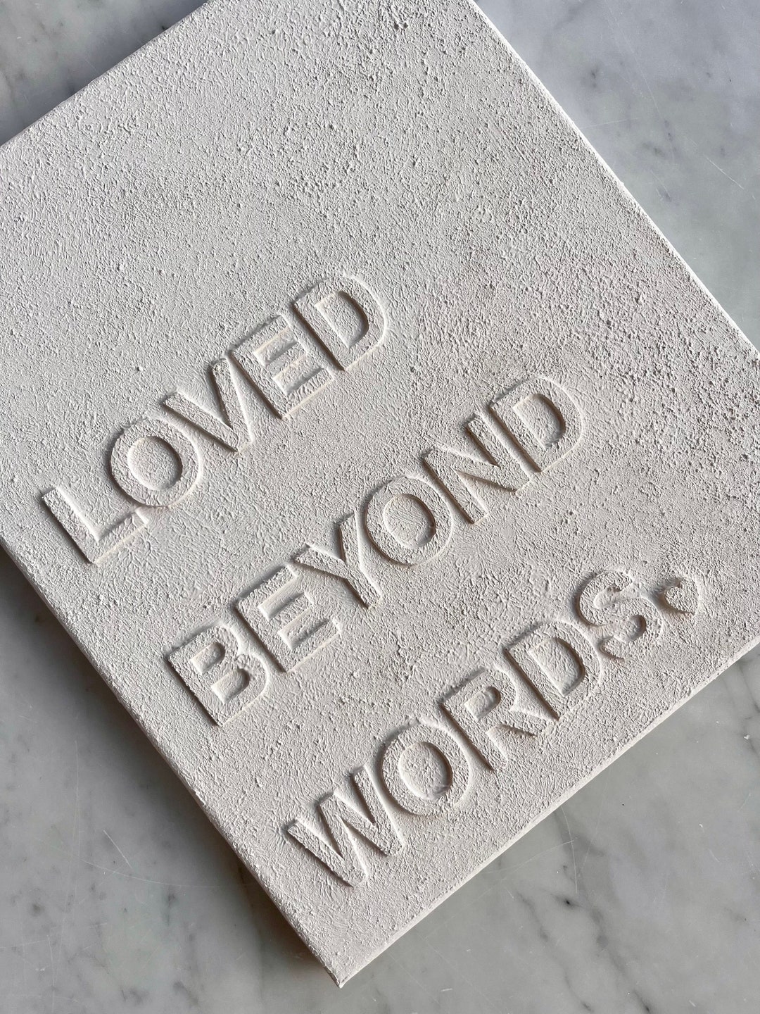 Picture of Loved Beyond Words Textured Wall Art 3D Textured Canvas Textured ...