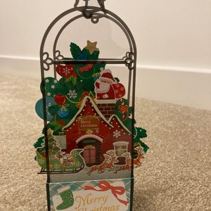 Carte de Noël pop-up 3D pour un ami pour la famille pour elle pour lui décorations de Noël