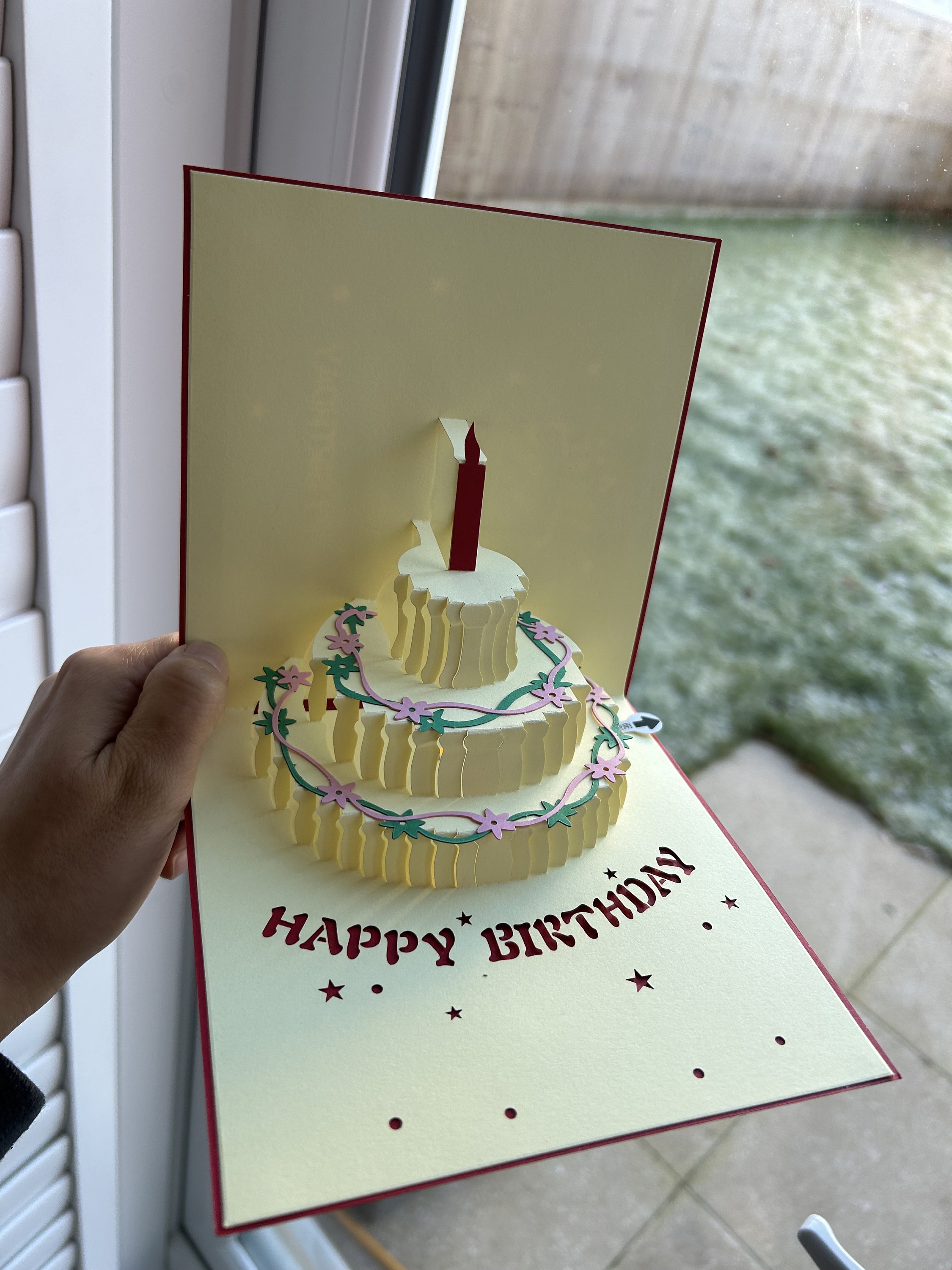Pop up Musical Birthday Card 3D Birthday Card With Light Etsy