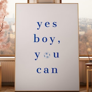 I am Print, Boys Bedroom Decor, Positive Affirmation Prints,Boys Nursery Prints, Navy Blue, Boys affirmations print, nursery decor, hero