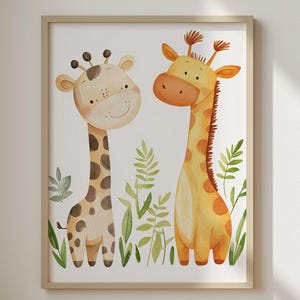 Safari Nursery Wall Art, Giraffe Print, Baby Animal Poster, Minimal Funny Giraffe Nursery Poster, Safari Baby Room Decor, Giraffe Art Print