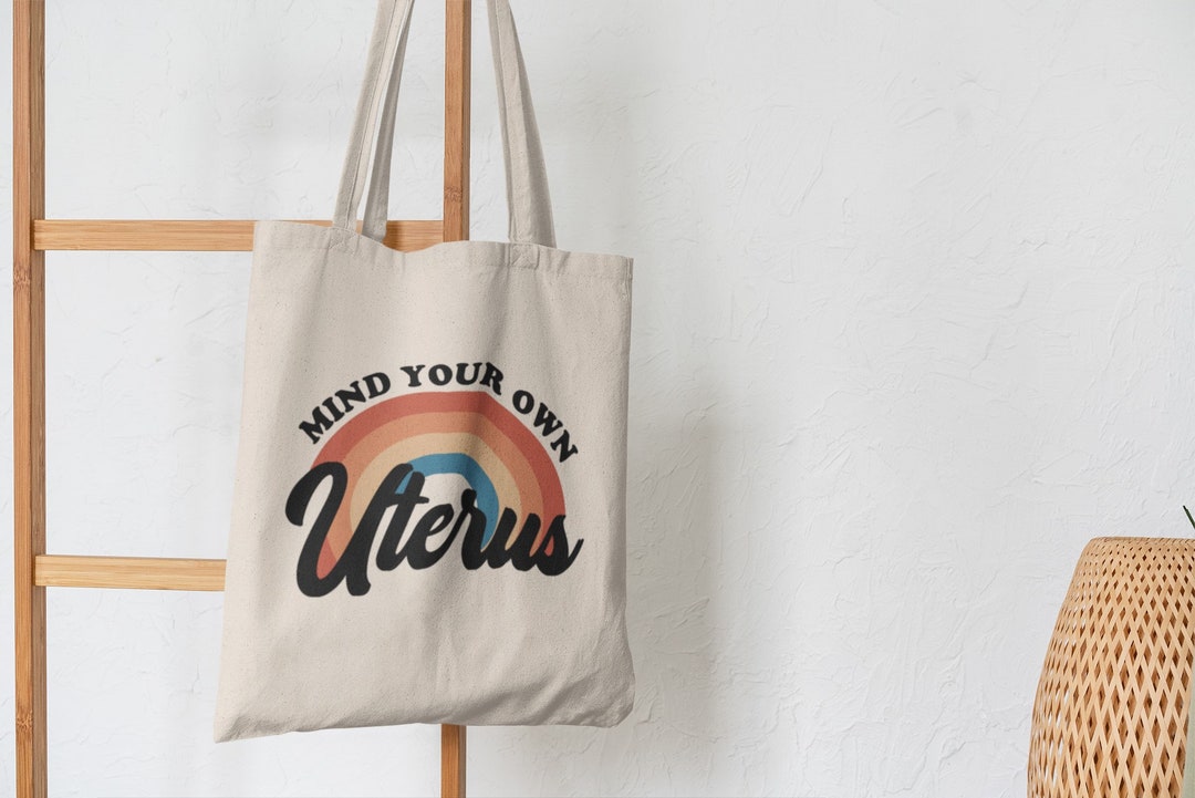 CafePress 'Power Uterus' Tote Bag - Natural Canvas Reusable Shopping Bag With Graphic Print