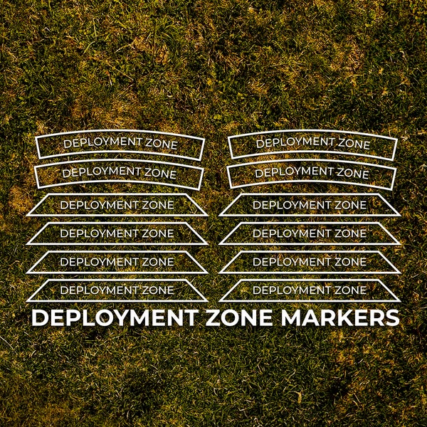 Deployment Zone Markers Warhammer - Flexible Durable Polymer