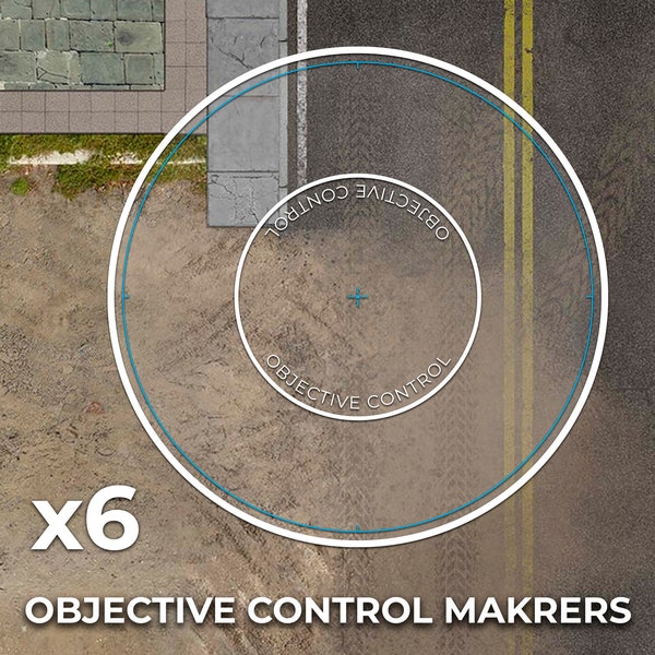 Precision Killteam Objective Markers - Flexible Durable Polymer