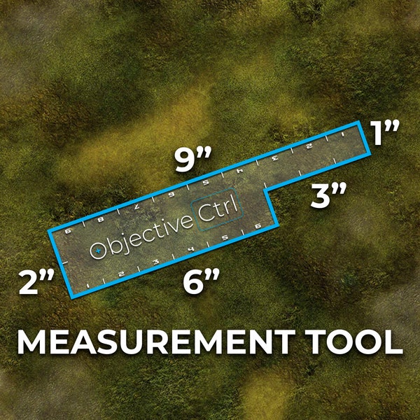 Combat Gauge Measurement Tool Warhammer - Flexible Durable Polymer