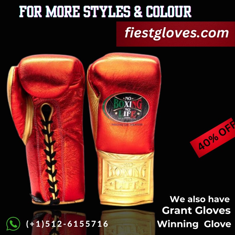 Personalized Boxing Glove No Boxing No Life Glove Christmas Etsy