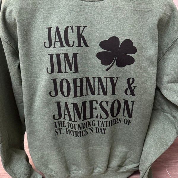 Jack Jim Johnny & Jameson -St Paddys PNG. Handmade by Living the Life Apparel