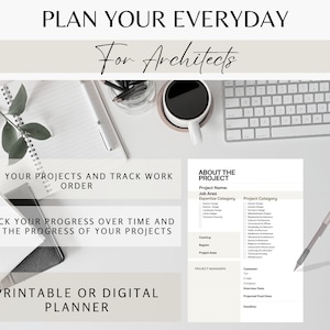 Project Planner for Architects  II  Project Management  II  Business Organizer for Architects  II  Architectural Business Calendar