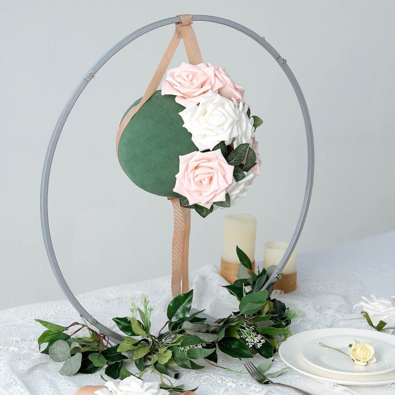 8'' DIY Floral Arrangements Craft Foam Ball Flower Etsy