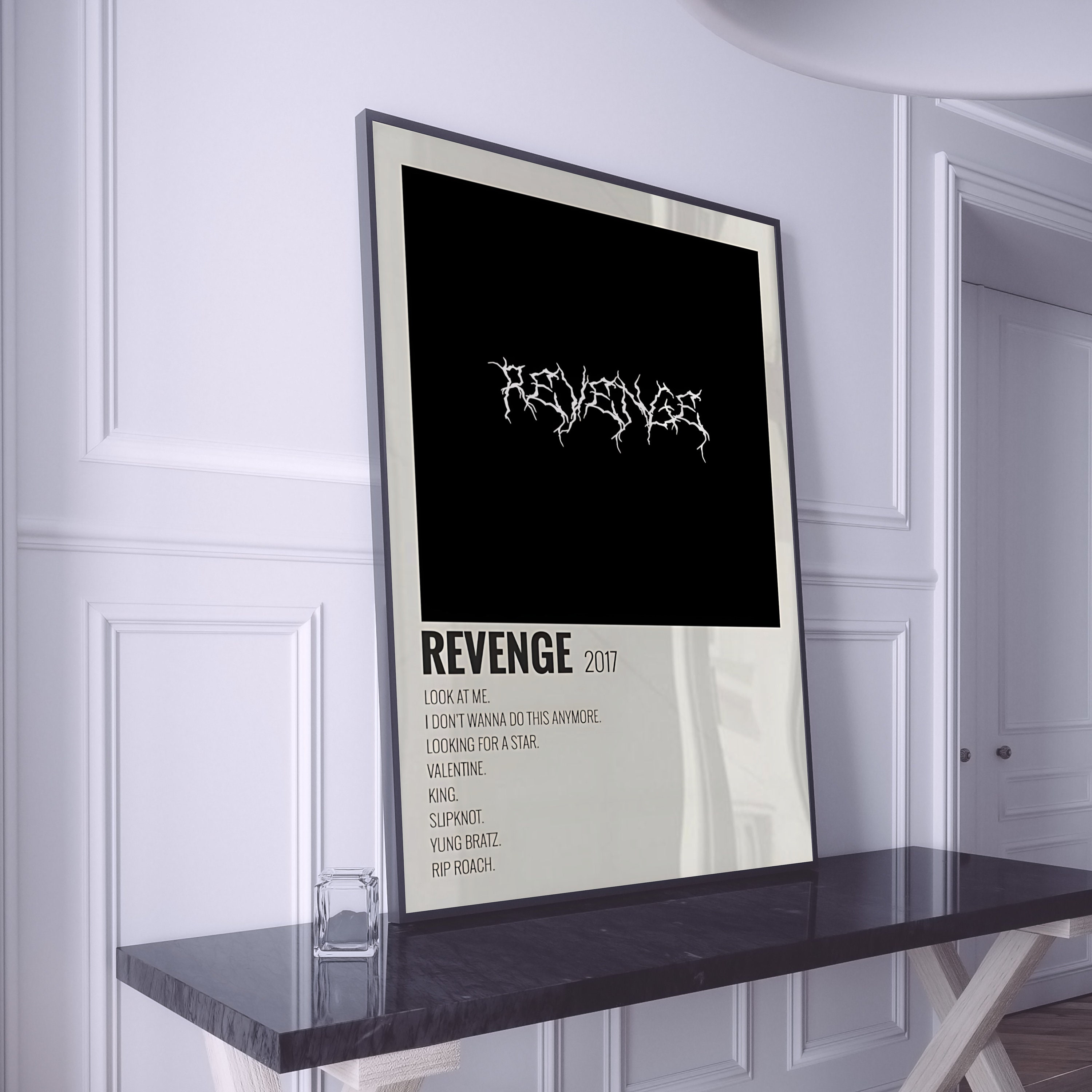 XXXTentacion wall art XXXTentacion poster frame Rapper wall Etsy.de