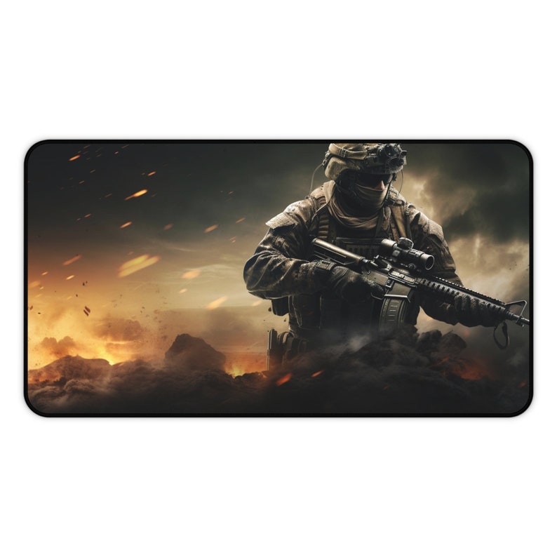 Call of Duty Desk Mat Modern Warfare 2 Desk Pad Large Mouse Pad Gamer