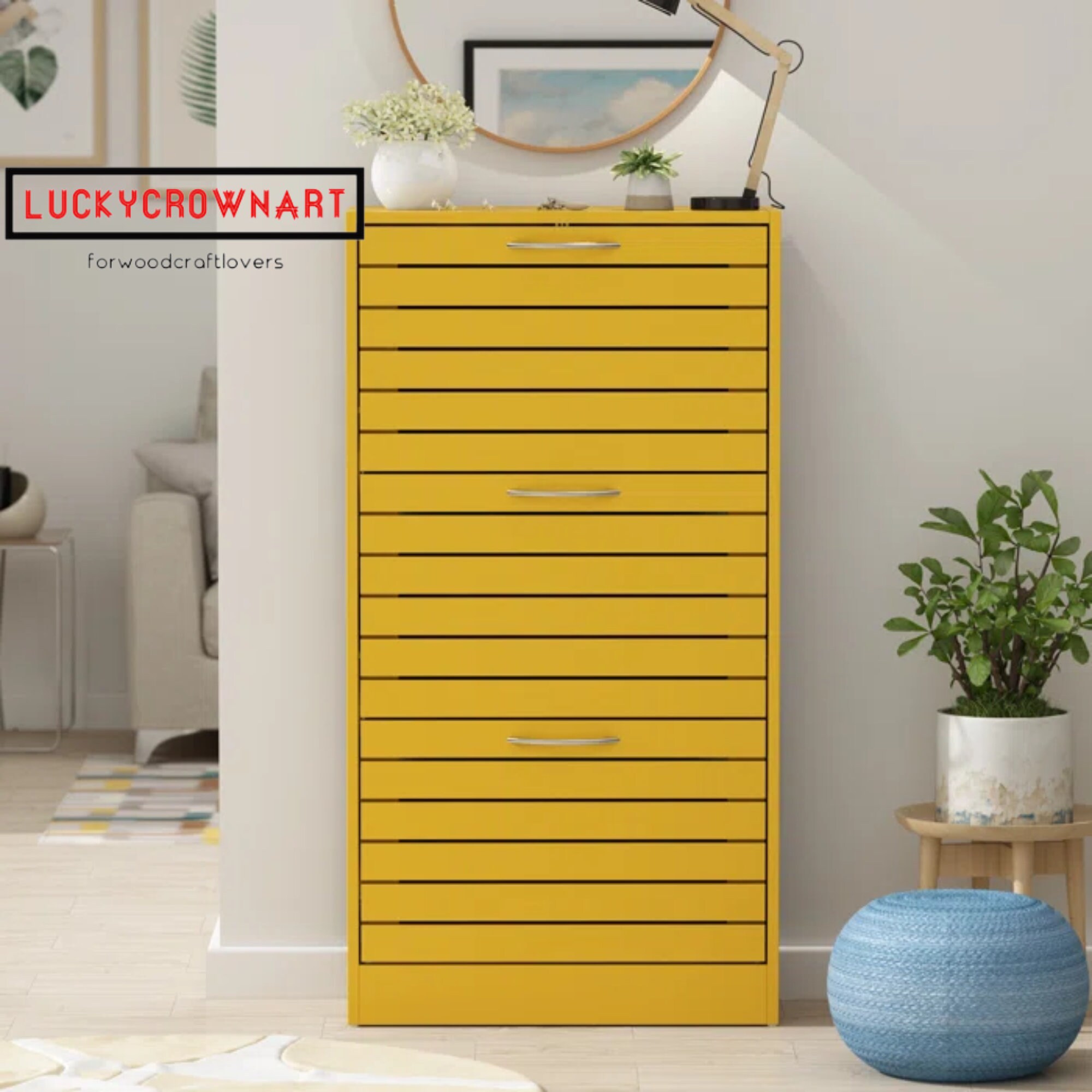 12pair Wooden Shoe Shoe Storage With Drawer Etsy