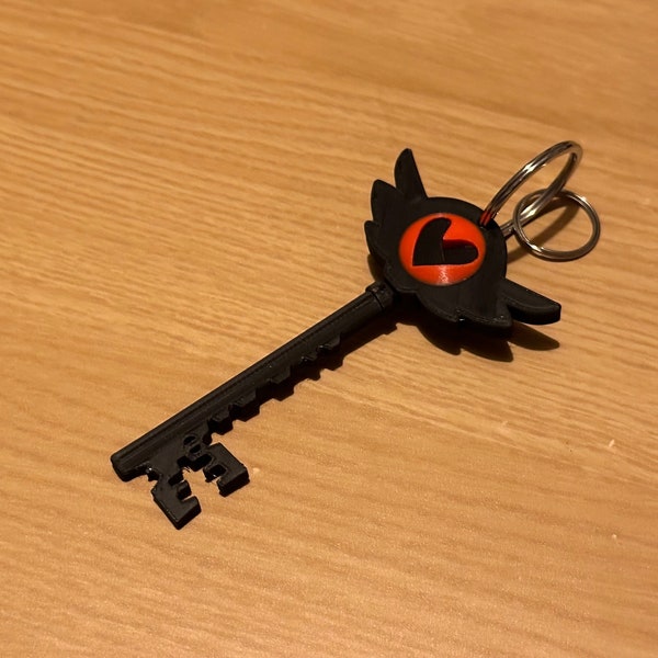 Hazbin hotel keychain pendant 3D printed - Unique Fan Art Collectible - Durable & Customizable