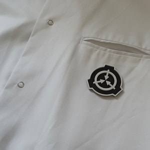 SCP logo patch 3D printed