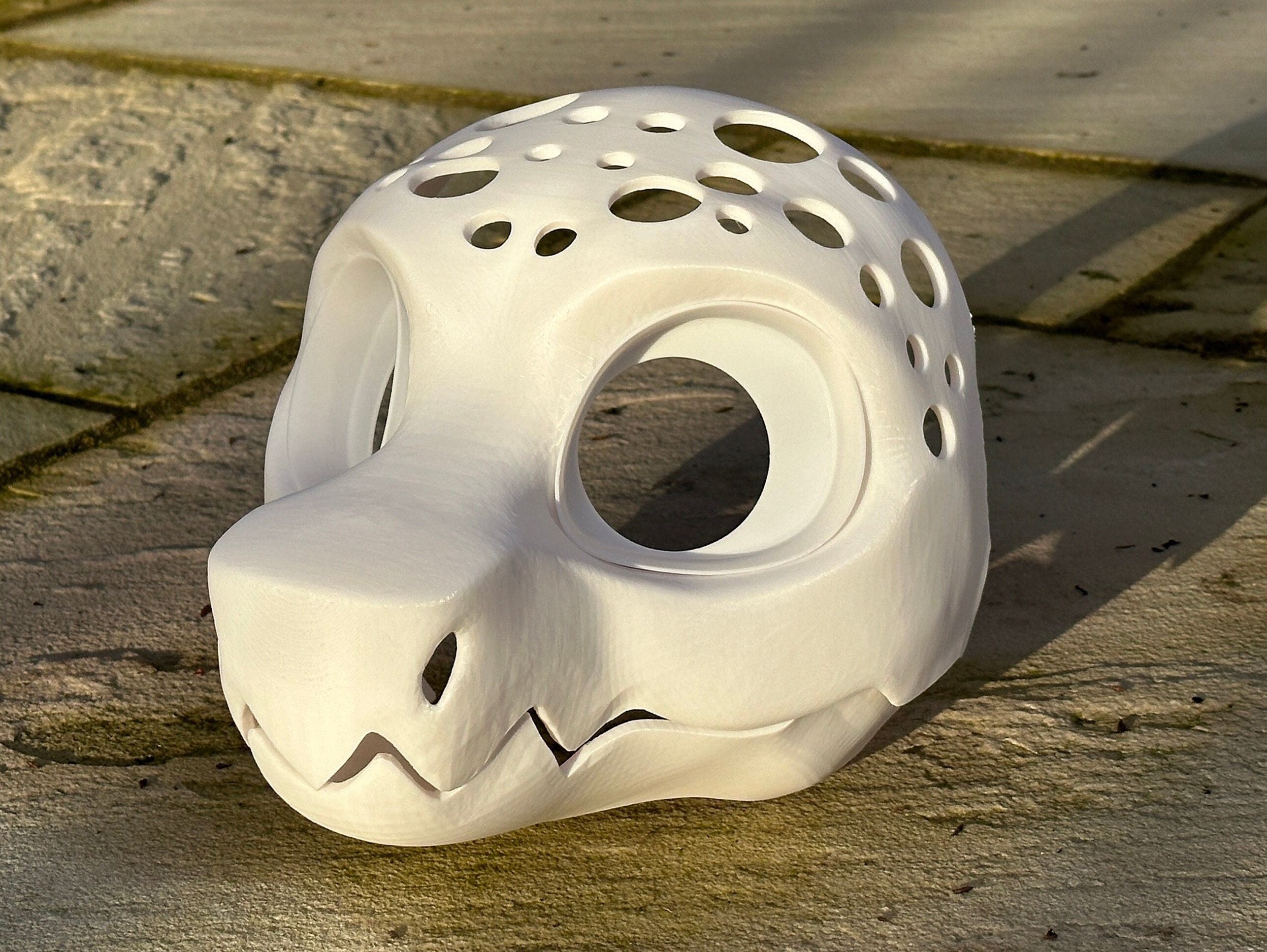 V2 Wickerbeast 3D Printed Fursuit Head Base With