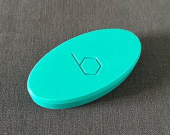 Giant Estradiol pill 2mg 3D printed trans LGBTQ+ 150mm
