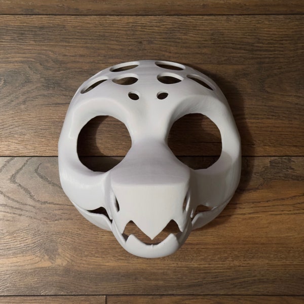 Wicker beast fursuit base with solid jaw for furries and costumes!