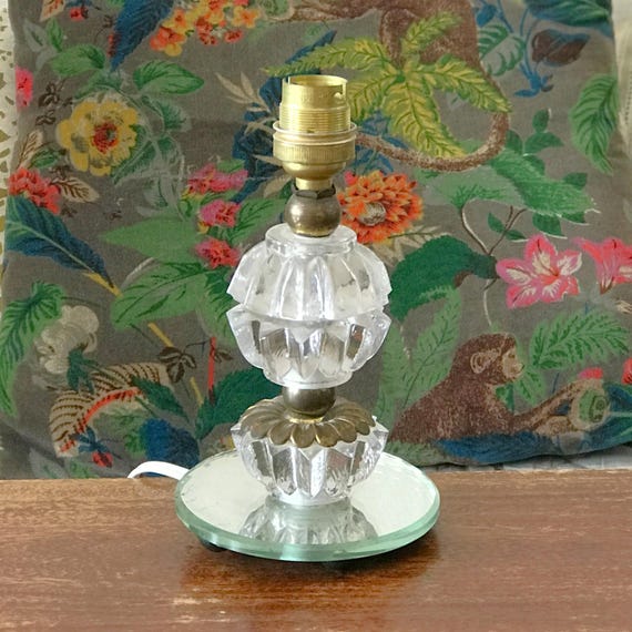 Lampe de chevet industrielle en verre • Ma Lampe de Chevet