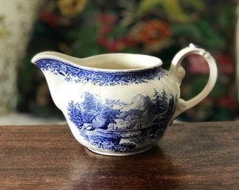 Villeroy & Boch Milchkännchen, Dekor Burgenlandblau