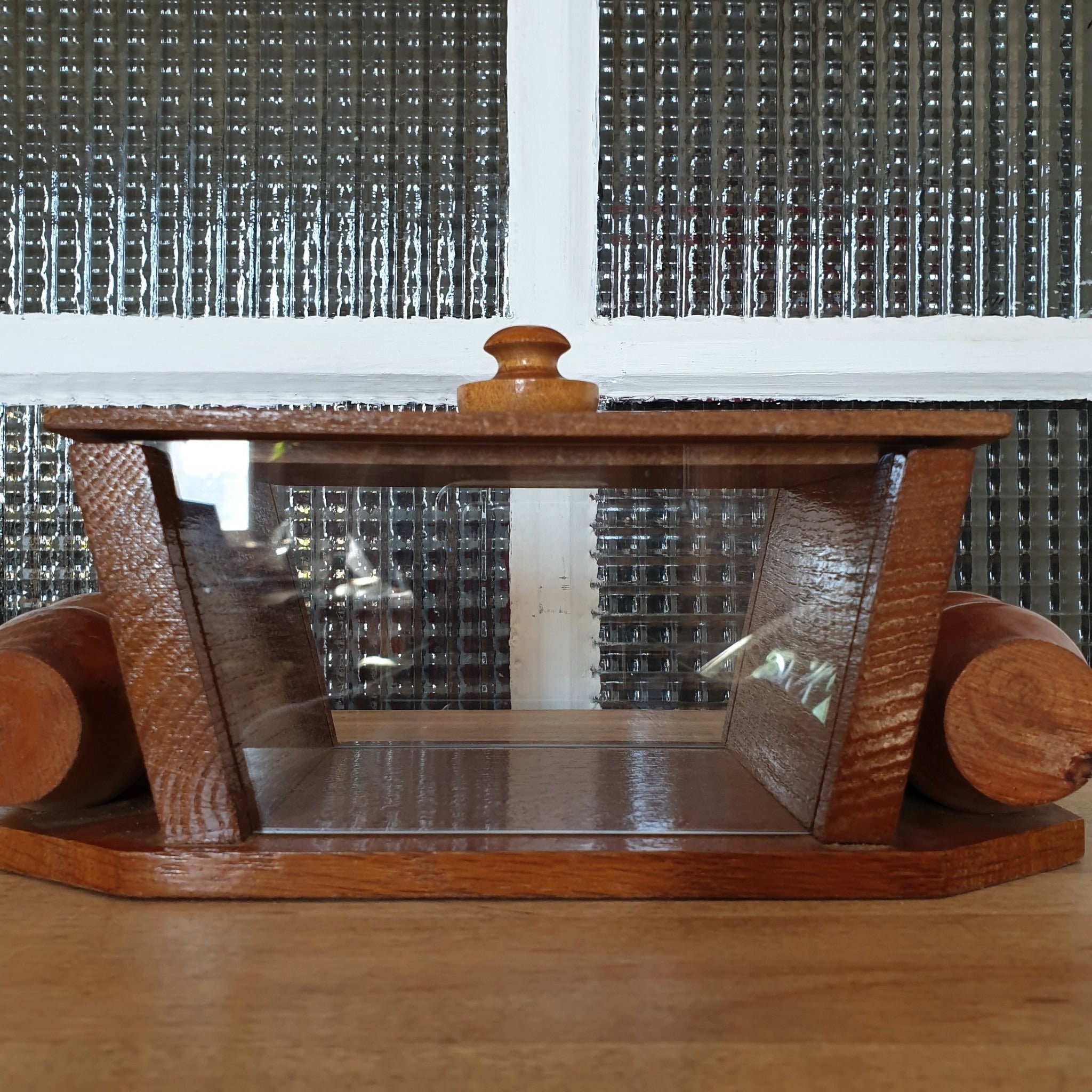 Plateau de service Oxydor en verre églomisé - Monsieur le Chineur