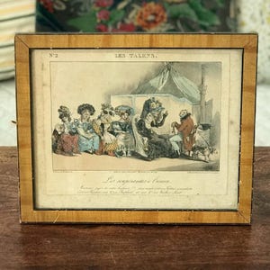 Raban シリーズの額入りリトグラフ Les Talens - Les Soupirantes à l'Union