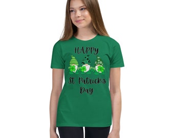 Happy St. Patrick's Day Gnome Shirt, St Patricks Day, St Paddys Day, Gnomes, Family Matching Shirt, Irish, Youth Shirt
