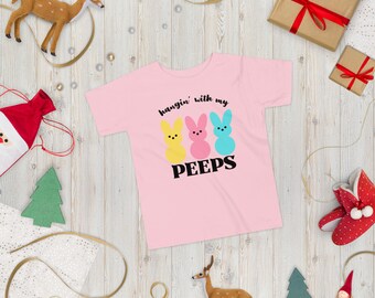 Hanging with my Peeps, Peeps Shirt, Easter Shirt, Spring Shirt, Easter Sunday, Toddler Shirt