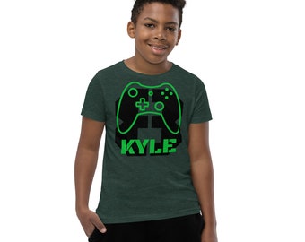 Personalisierte Gamer Geburtstag Shirt, Geburtstag Shirt, Geburtstagsgeschenk, Geburtstagsgeschenk, personalisierte Shirt, Individuell, Jugend Shirt