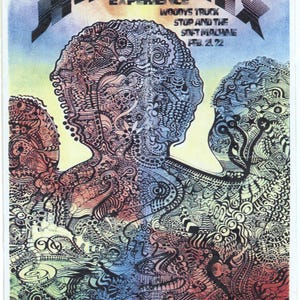Jimi Hendrix Experience Poster – Electric Factory 1968 – 11x17 Vintage Concert Print – Psychedelic Rock Wall Art